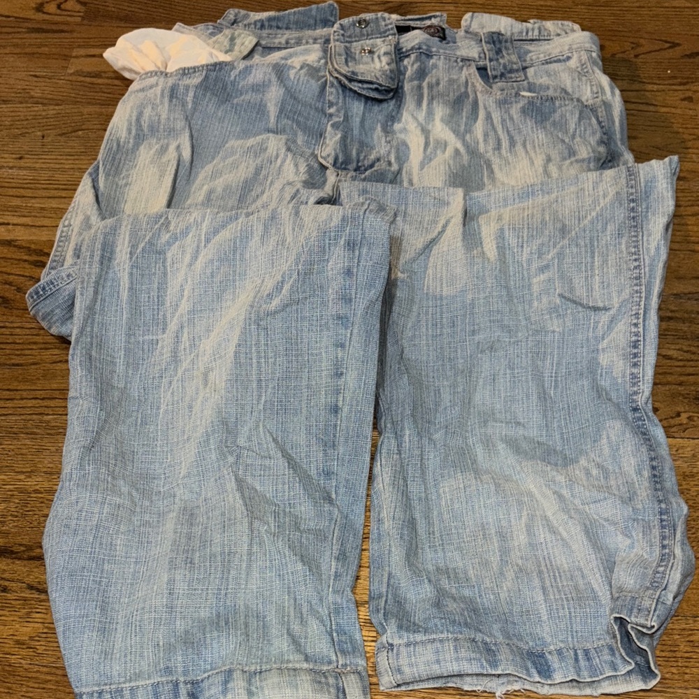 Men's Blue Bootcut Jeans